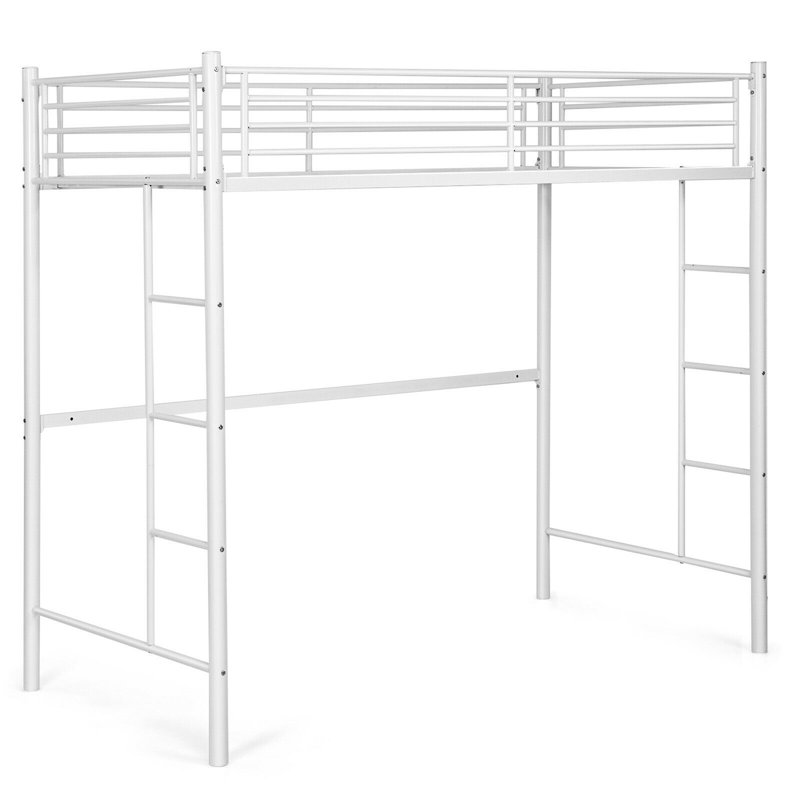 Blume Juliano 71.5" Steel Bed Frame, White