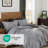 Charcoal Grey Queen Comforter Set,-113494196