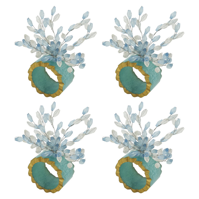 Napkin Ring Collection Napkin Ring, Aqua