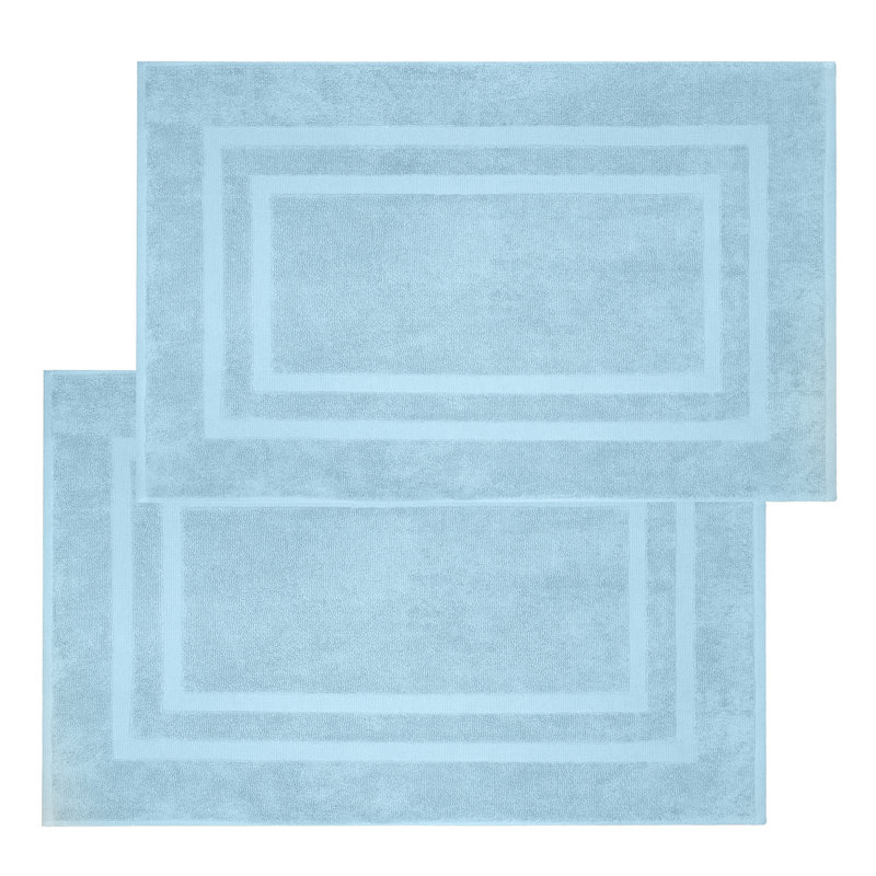 Tapis de bain Joktan, Bleu ciel
