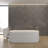 TQP-BA-23S13-67 67" x 30" Freestanding Soaking Solid Surface Bathtub with Drain