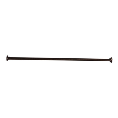 Tringle droite droite de rideau de douche