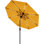 9FT Patio Market Umbrella with 32 Solar Powered LED Lights - 8 Ribs, Tilt & Crank, UV-Resistant, Waterproof - Outdoor Garden, Pool, Deck, Backyard, Table Use