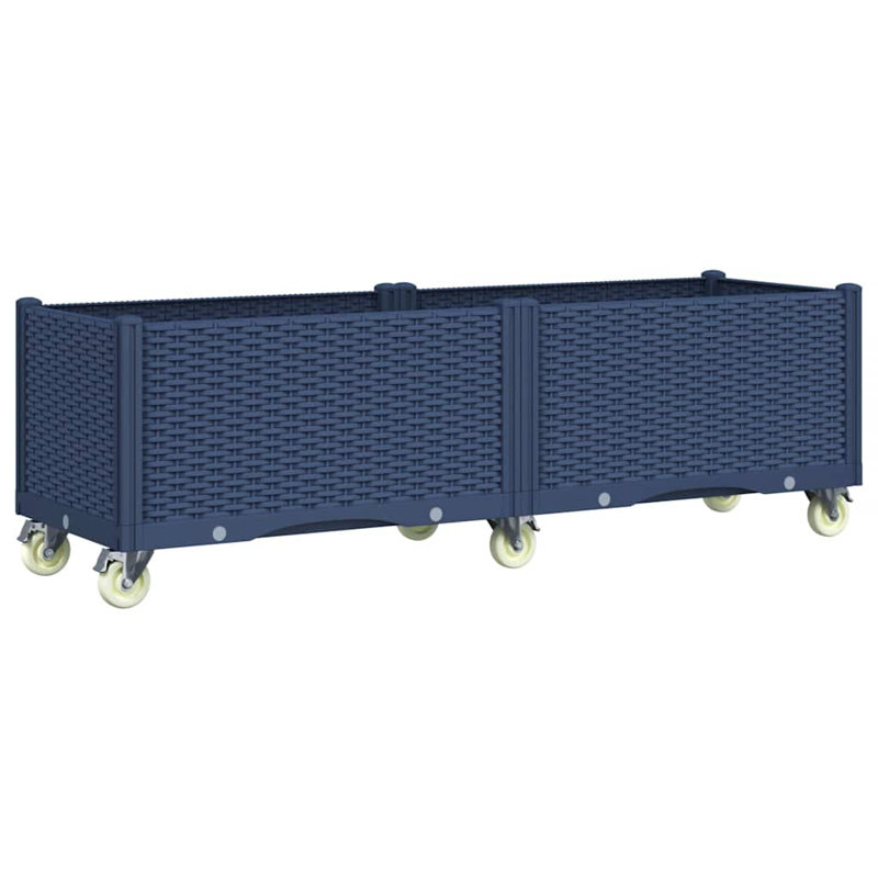 Nahian Planter Box, Blue Grey