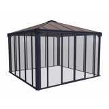 Ledro 3.6 m x 3.6 m D Enclosed Gazebo