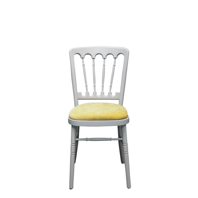 Arroyo 43cm H Polyester Blend Upholstered Slat Back Side Chair, Grey, Mustard