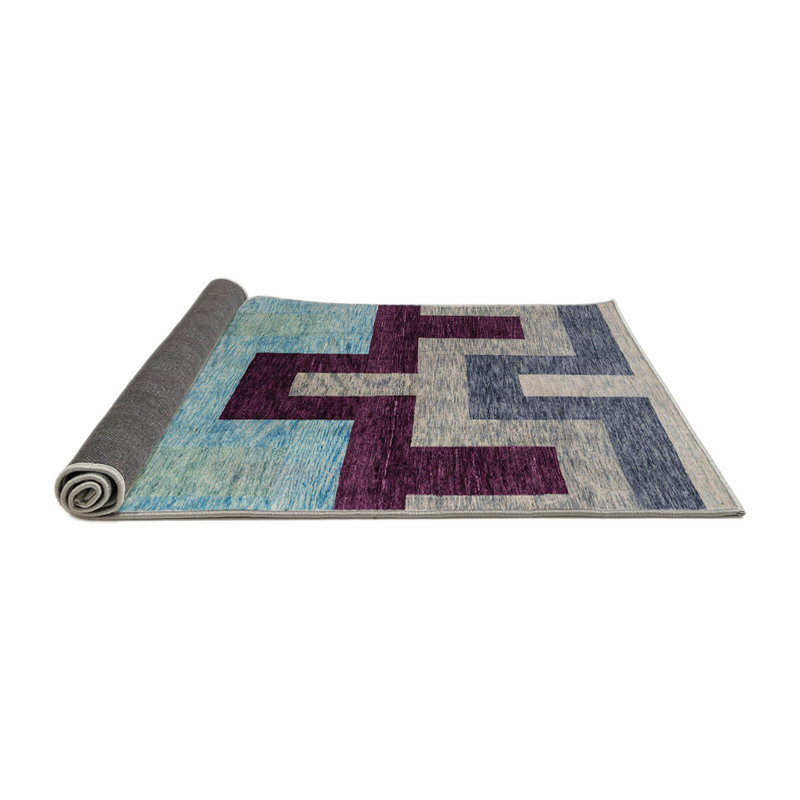 Tapis abstrait moderne 4977, Rond 5 pi