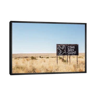 Welcome To Marfa by Ann Hudec - Print on Canvas