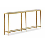 Jinx 72'' Glass Top Console Table