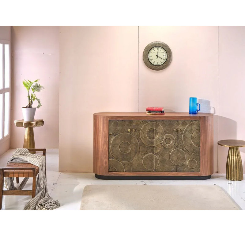 Rhodri Four Door Wood Sideboard