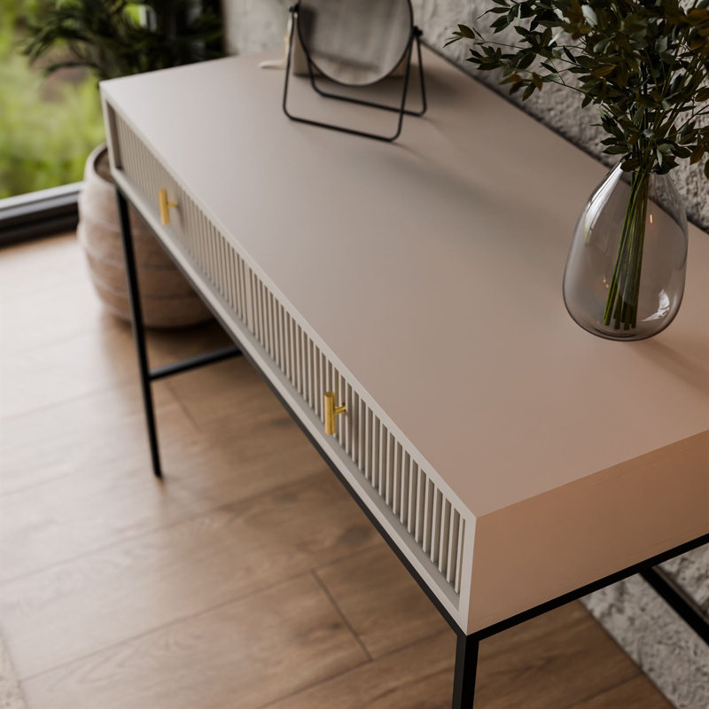 MIDNIGHT 104cm Console Table, Cashmere