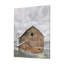 «Old Barn I», une toile texturée embellie à la main-92362815
