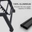 Ensemble de chaises longues inclinables avec coussins et table 69,29 po Herriman-629152052