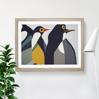XH1022-6878X Penguins - Single Picture Frame Print