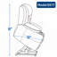 Fauteuil inclinable électrique Chenille avec massage par vibration 8 points et chauffage lombaire-159577306