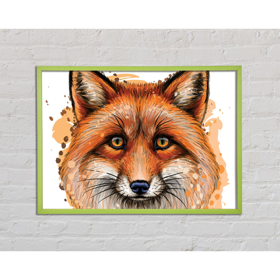 Western The Ginger Fox - Einzelner Bilderrahmen Kunstdrucke