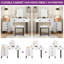 Expandable Cloud Vanity with Lighted Mirror and Stool-2009537992