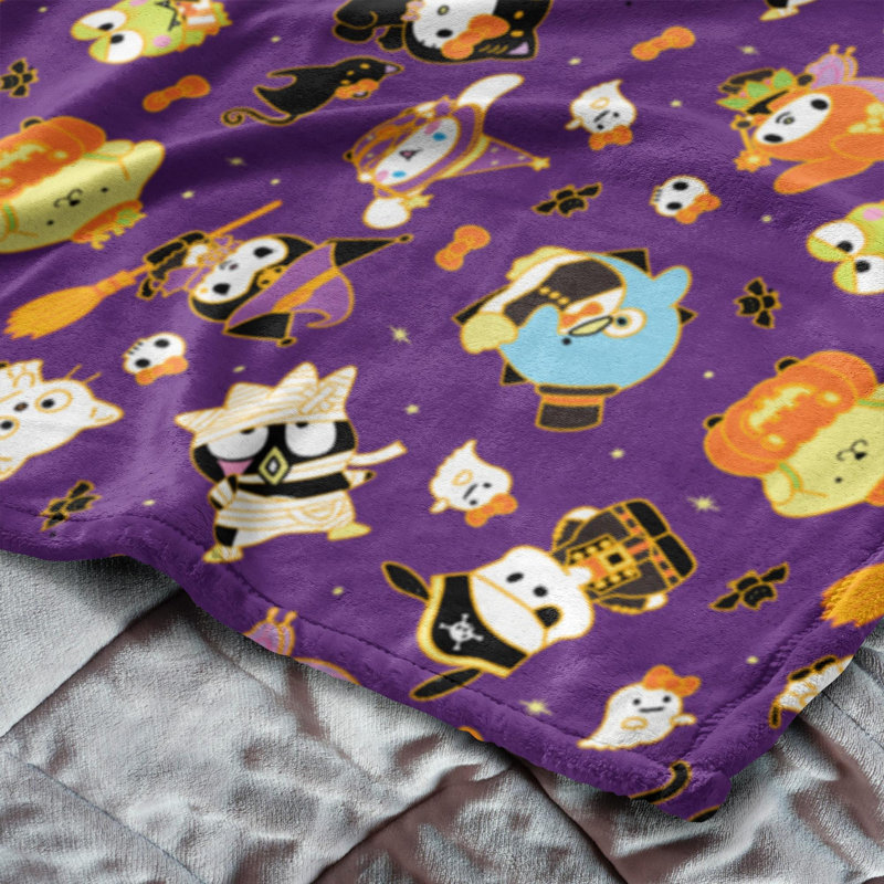 Machine Printed Throw Blanket
