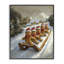 «Gingerbread Snow Day», giclée encadrée, design par Arlington Prints-206613262-206613260