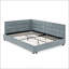 Structure de lit double capitonnée-1289787595