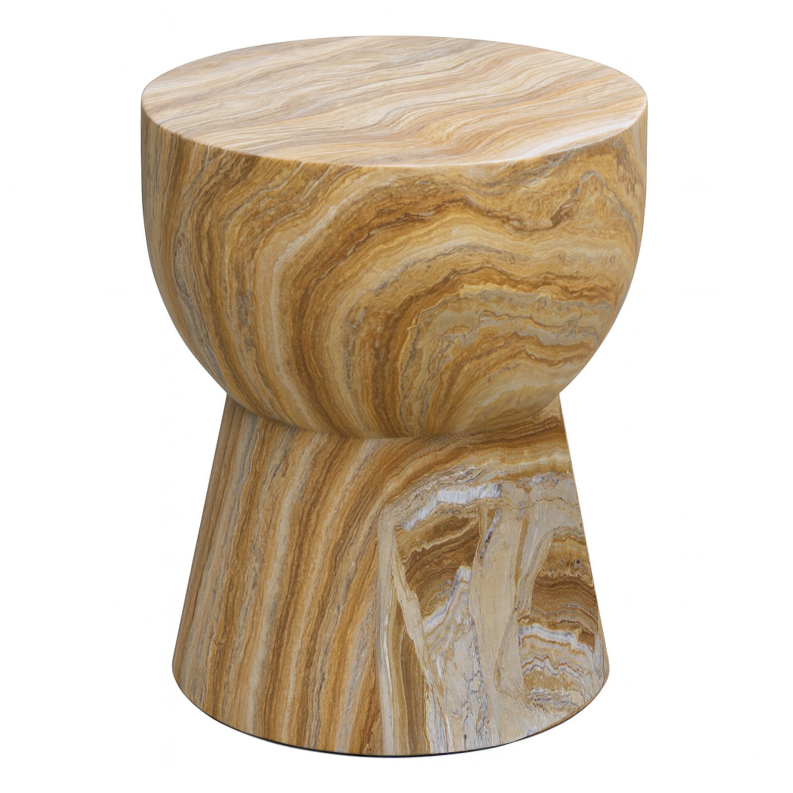 Zofia 14" Patio Side Table, Sandstone