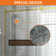55" - 59" W x 75" H Single Sliding Frameless Shower Door Rectangular Rail