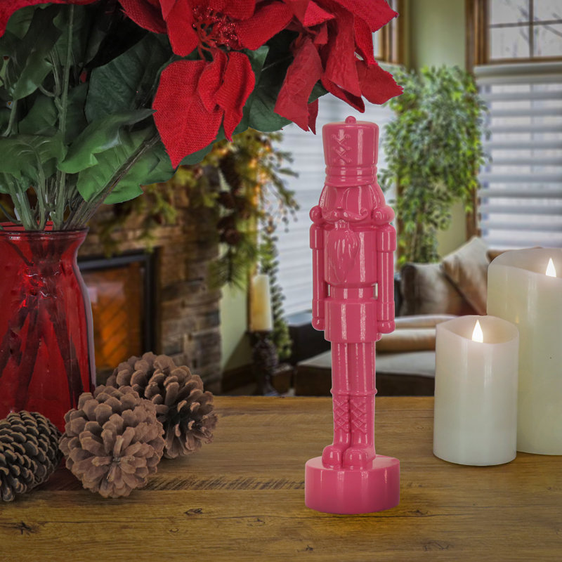 Décoration de Noël casse-noisette, Rose, H 13,58 po x l 4,33 po x P 4,72 po