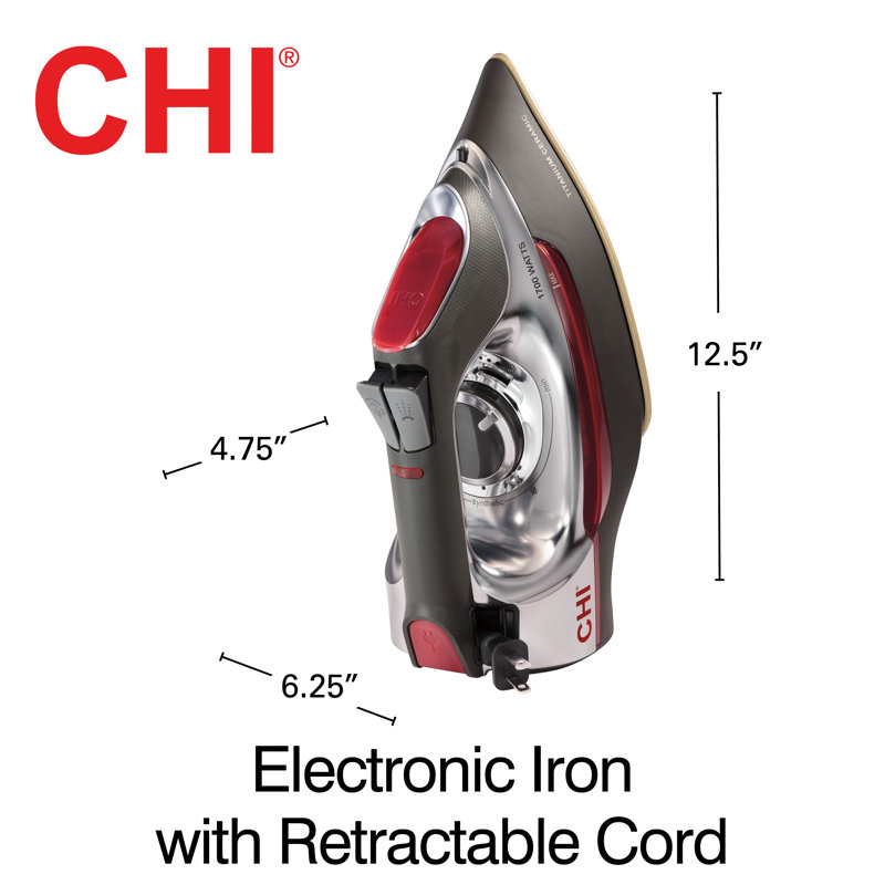 CHI 1700 Watt Non Stick Soleplate Iron