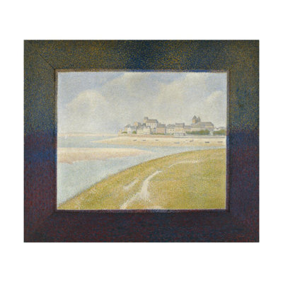 View of Le Crotoy from Upstream by Georges Seurat - Giclee Print