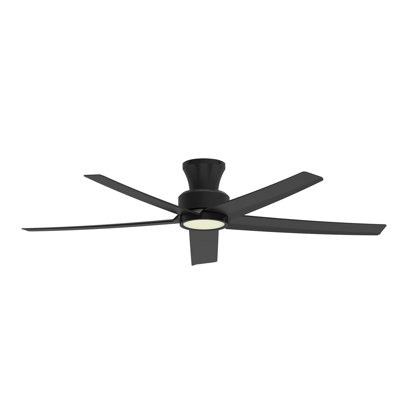 Ventilateur de plafond encastré 52 pouces avec lumières DEL Elvert