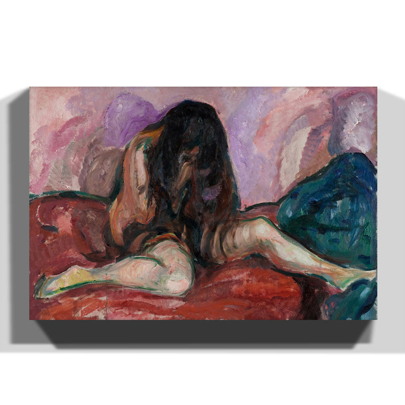 Edvard Munch - Wrapped Canvas Painting, 40cm H x 60cm W