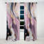 Rideau occultant en velours marbré rose et doré Mysterious Marble V - 1 panneaux-107541269