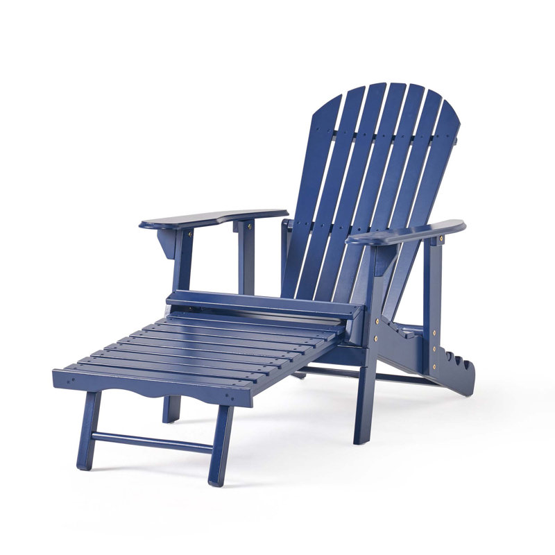 Chaise Adirondack inclinable Malibu, Bleu