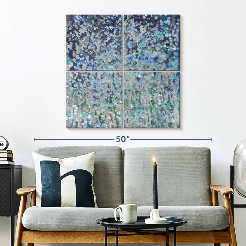 Starlight Rain, 32" H x 32" W