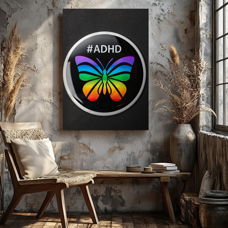 Reproduction d'art sur toile, "Pin", H 24 po x l 18 po