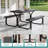 HDPE Picnic Table with Metal Base