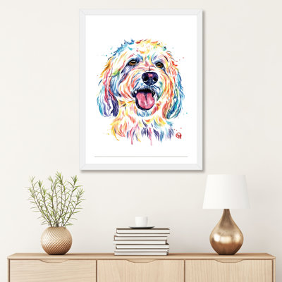 Goldendoodle - Charlie par Lisa Whitehouse - impression d'art graphique