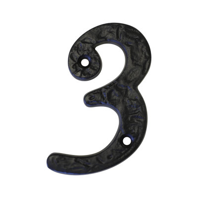 3'' H Metal House Number