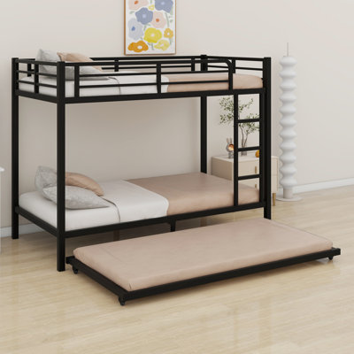 Metal Bunk Bed With Trundle