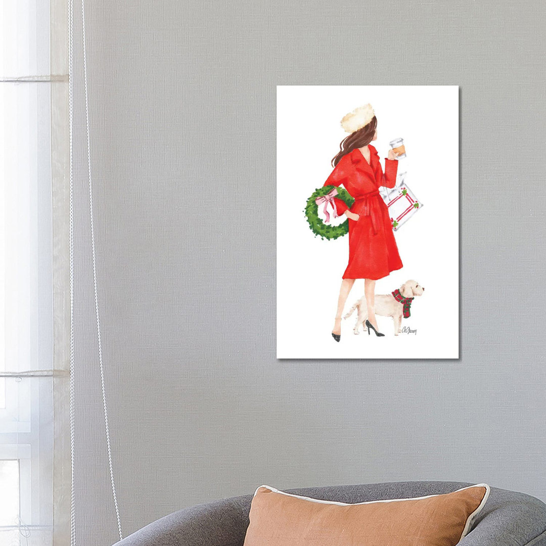 Christmas Day von Style Of Brush - Gallery-Wrapped Canvas Giclée on Canvas