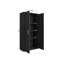 Eiffel 35" Modern Garage Storage Cabinet Set with Adjustable Shelves in Black-146870748