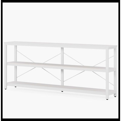 Console 70,9 po, canapé à 3 niveaux avec structure en métal