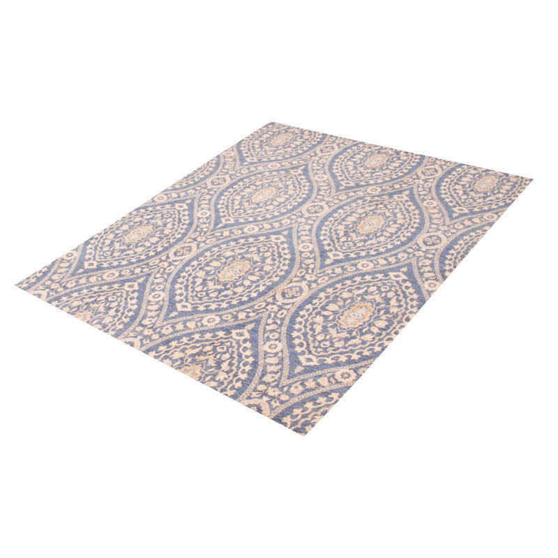 Tapis bleu marine Peshawar Finest 7 pi 11 po x 10 pi 2 po