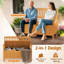 Solid Wood Acacia Outdoor Bench