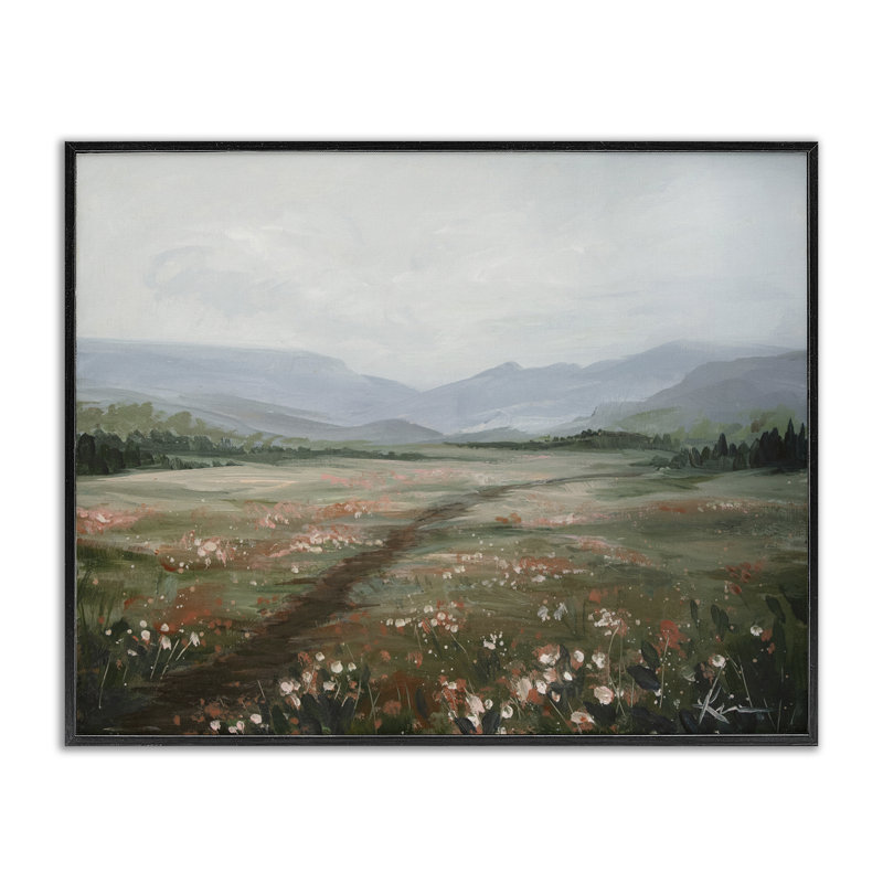  «Path Through Rolling Meadow», estampe numérique encadrée par Lindsay Kivi Fine Art, H 16 po x l 20 po