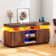 Modern 47.2/55.1 in Media Console with Outlet and RGB LED Light, TV Stand for TVs up to 65/55 inch