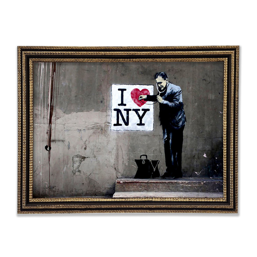 Heart Beat Of New York Gerahmter Druck