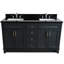 Ensemble de meuble-lavabo double 61 po Thaxten-1470597084