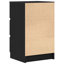 Bedside Cabinets With 3 Drawers 2 Pcs 39X35x65 Cm-1372734734