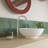 White Circular Vessel Bathroom Sink